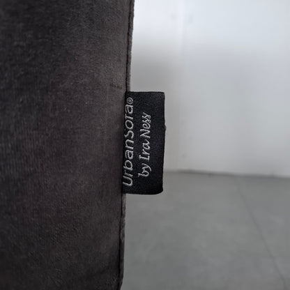 Urban Sofa: By Ira Ness velourse hoekbank | Grafiet grijs