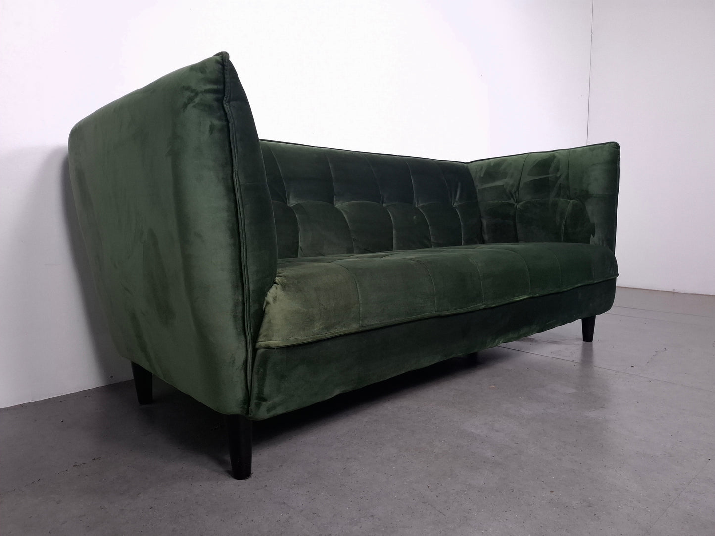 Velourse 2 zits Bank | Groen