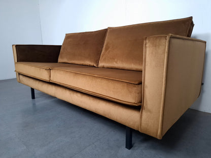 BePureHome 2 zits Bank met Hocker | Honing geel