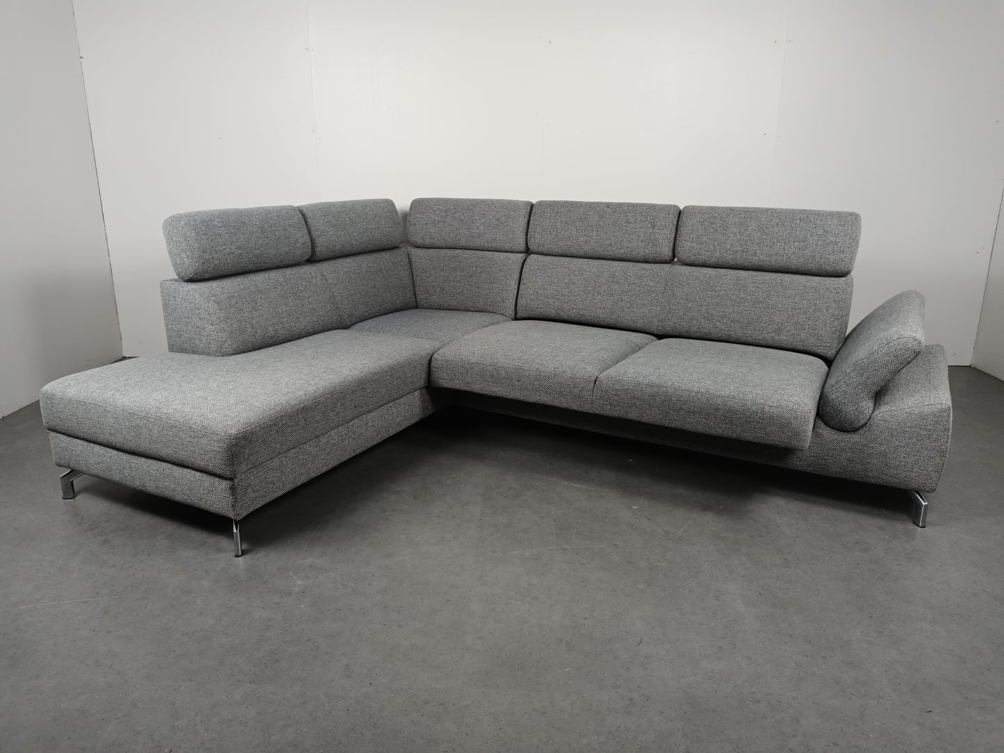 Montel Urban hoekbank | Licht grijs (gemeleerd)