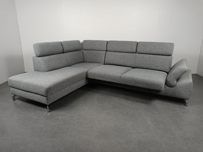 Montel Urban hoekbank | Licht grijs (gemeleerd)