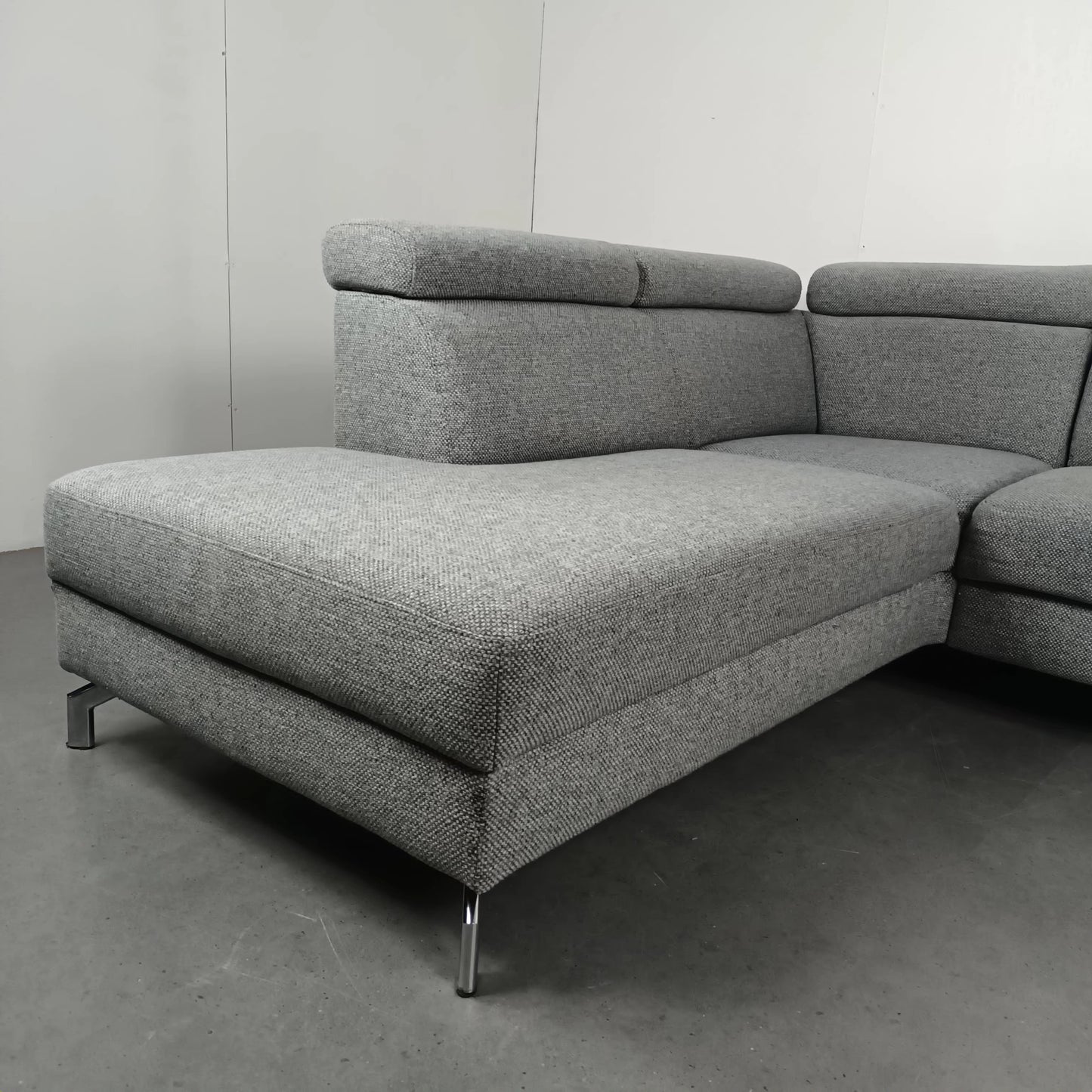 Montel Urban hoekbank | Licht grijs (gemeleerd)