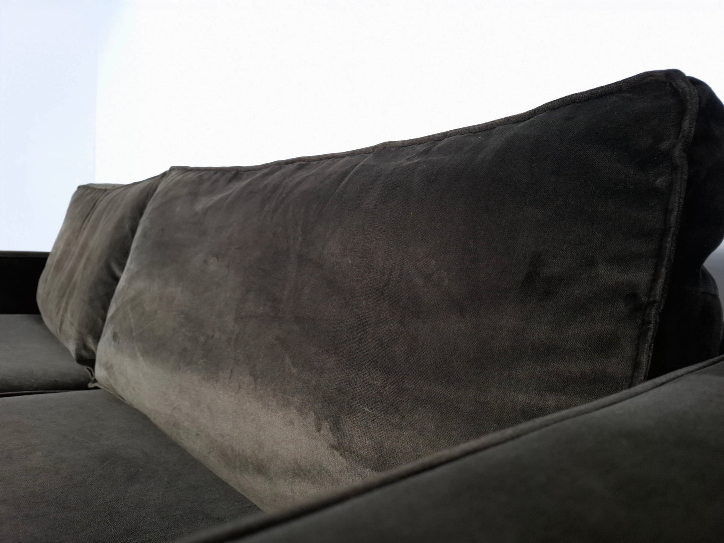 Woood Robin 3 zits Bank met Hocker | Warmgroen