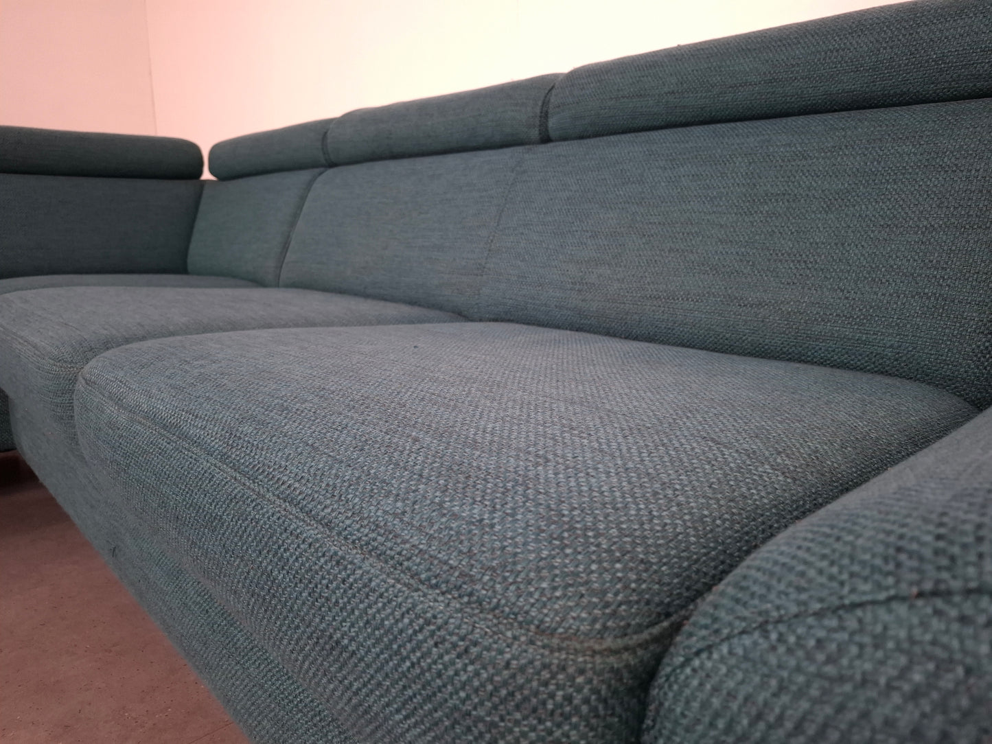 Montel Chicago hoekbank | Aqua blauw