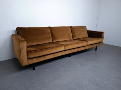 BePureHome Rodeo velvet 3 zits bank | Geel