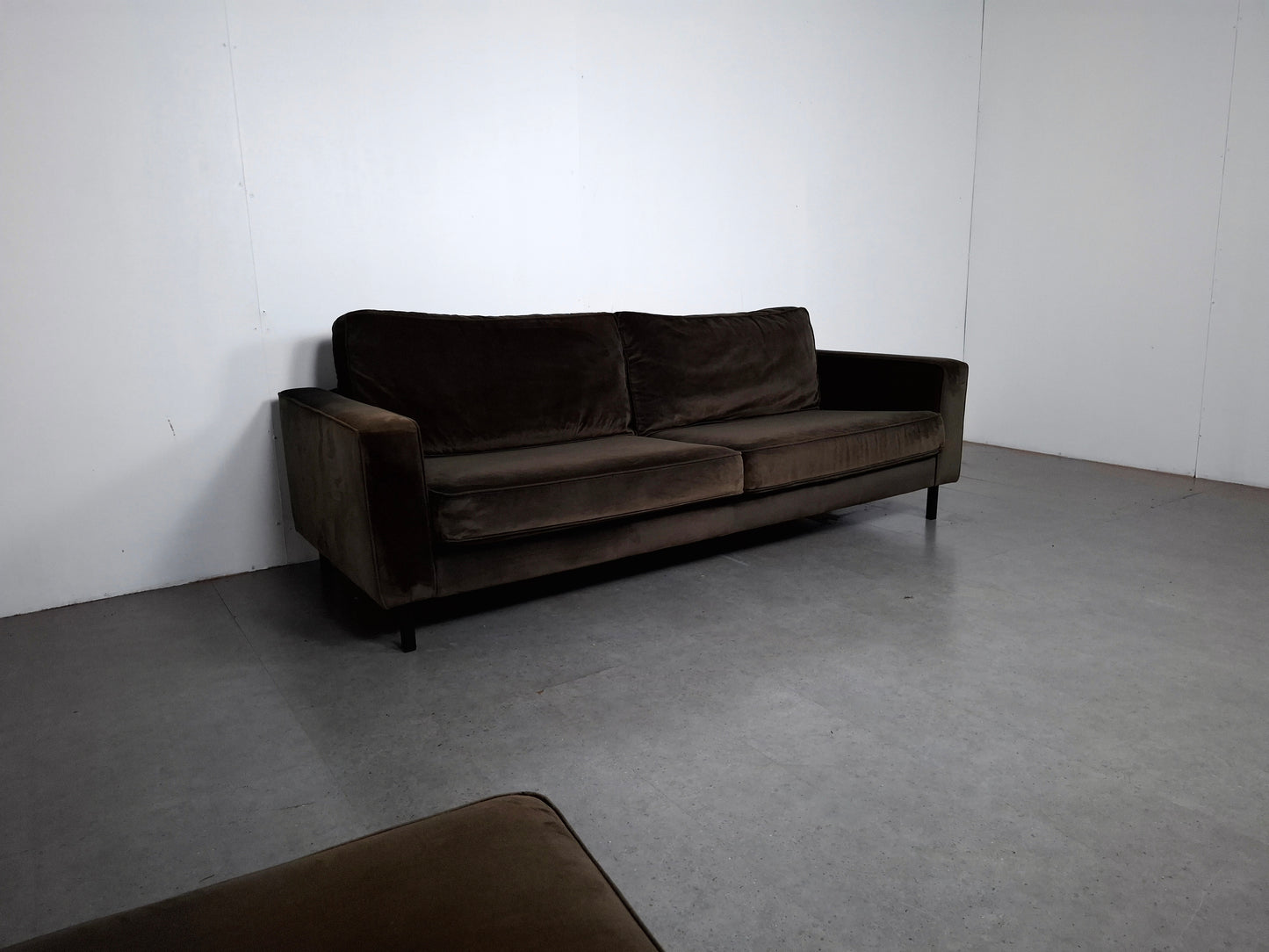 Woood Robin 3 zits Bank met Hocker | Warmgroen