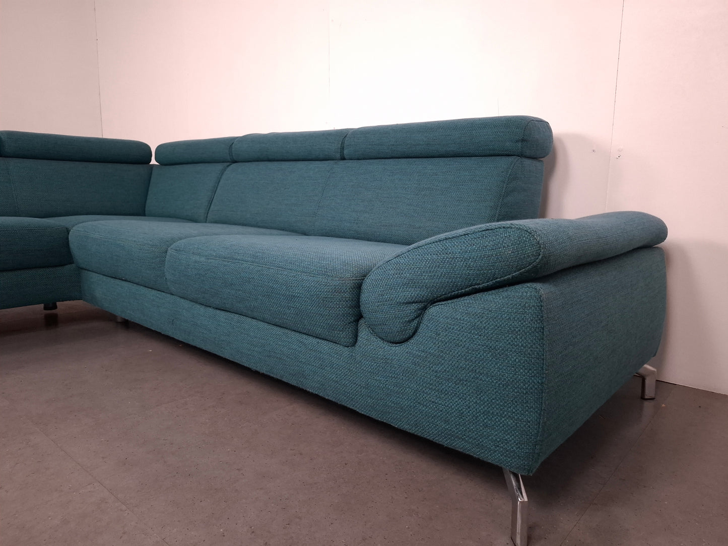 Montel Chicago hoekbank | Aqua blauw