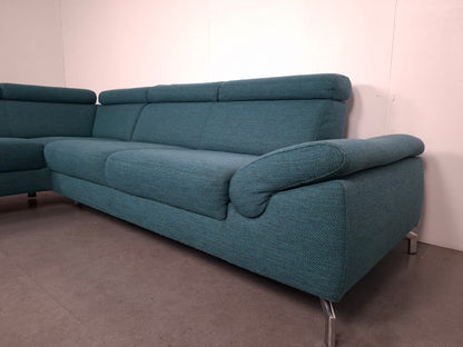 Montel Chicago hoekbank | Aqua blauw