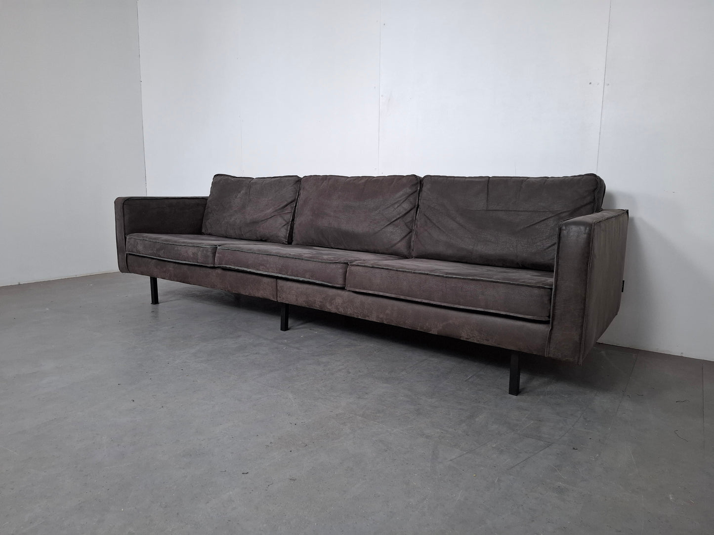 BePure Rodeo 3 zits Bank met Poef | Grijs