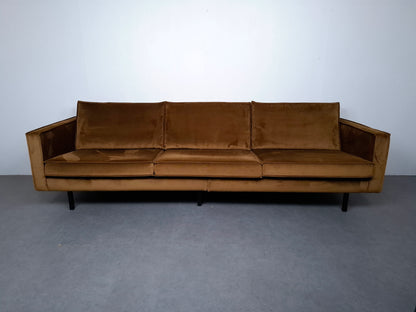 BePureHome Rodeo velvet 3 zits bank | Geel