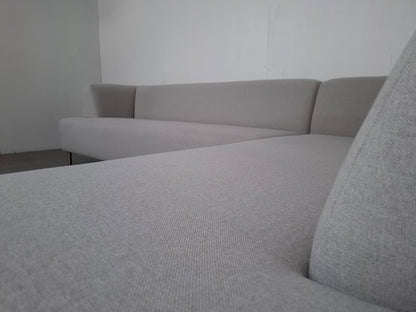 Hoge kwaliteits, moderne stijls hoekbank | Beige /Wit