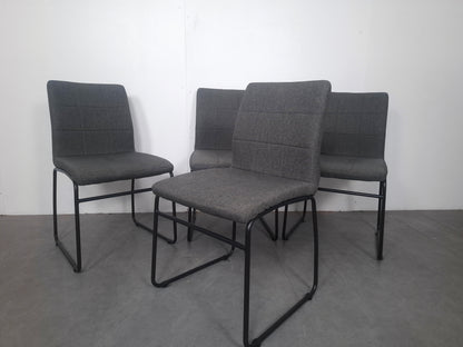 Stijlvolle set van 4 Eetkamer Stoelen | GRATIS BEZORGING | Gereinigd