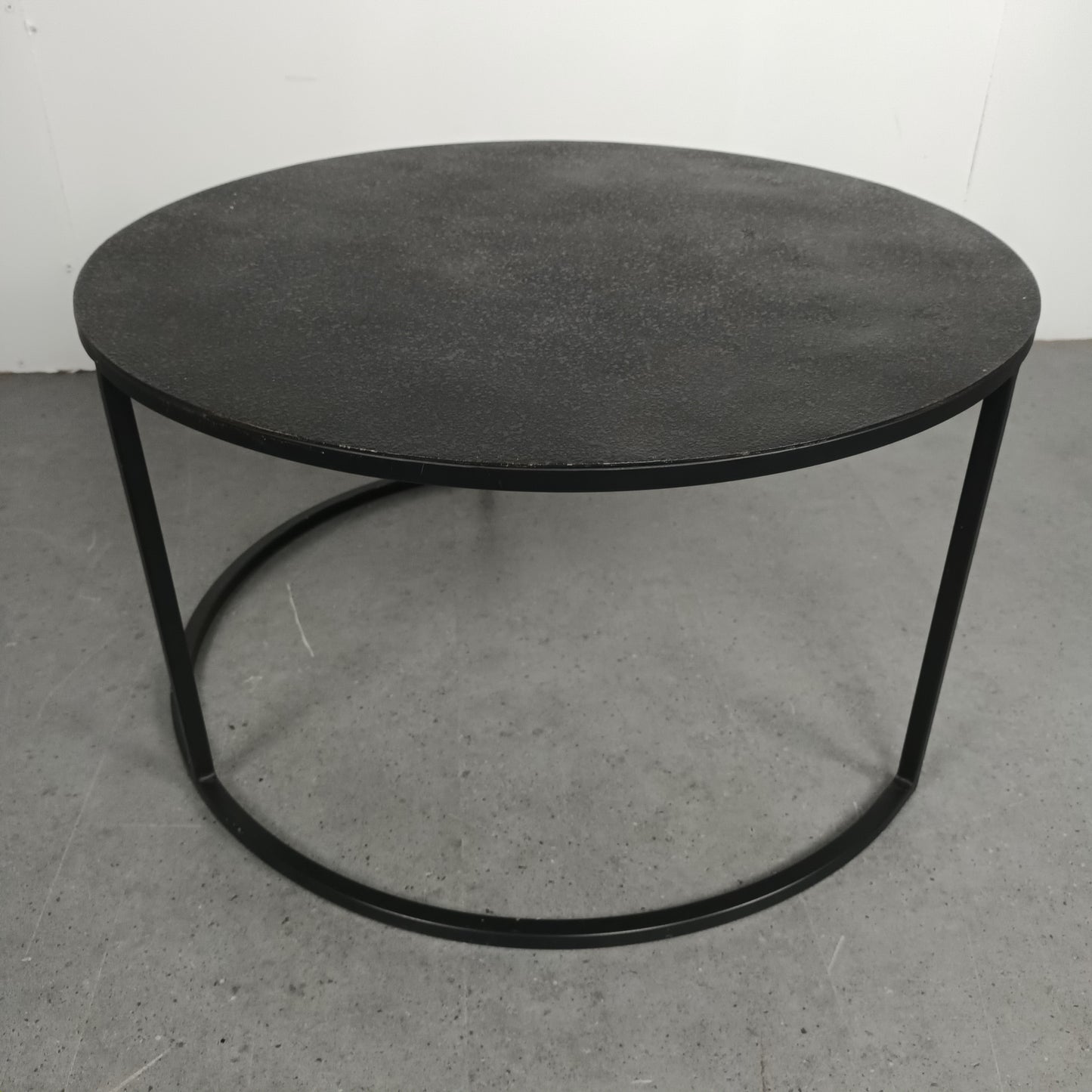 Industriële salontafel | Volledig staal | Zwart