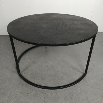 Industriële salontafel | Volledig staal | Zwart