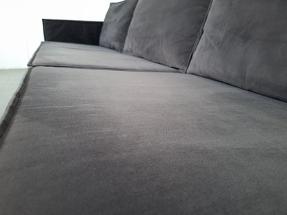 BePureHome Rodeo 3 zits velvet bank | Grijs