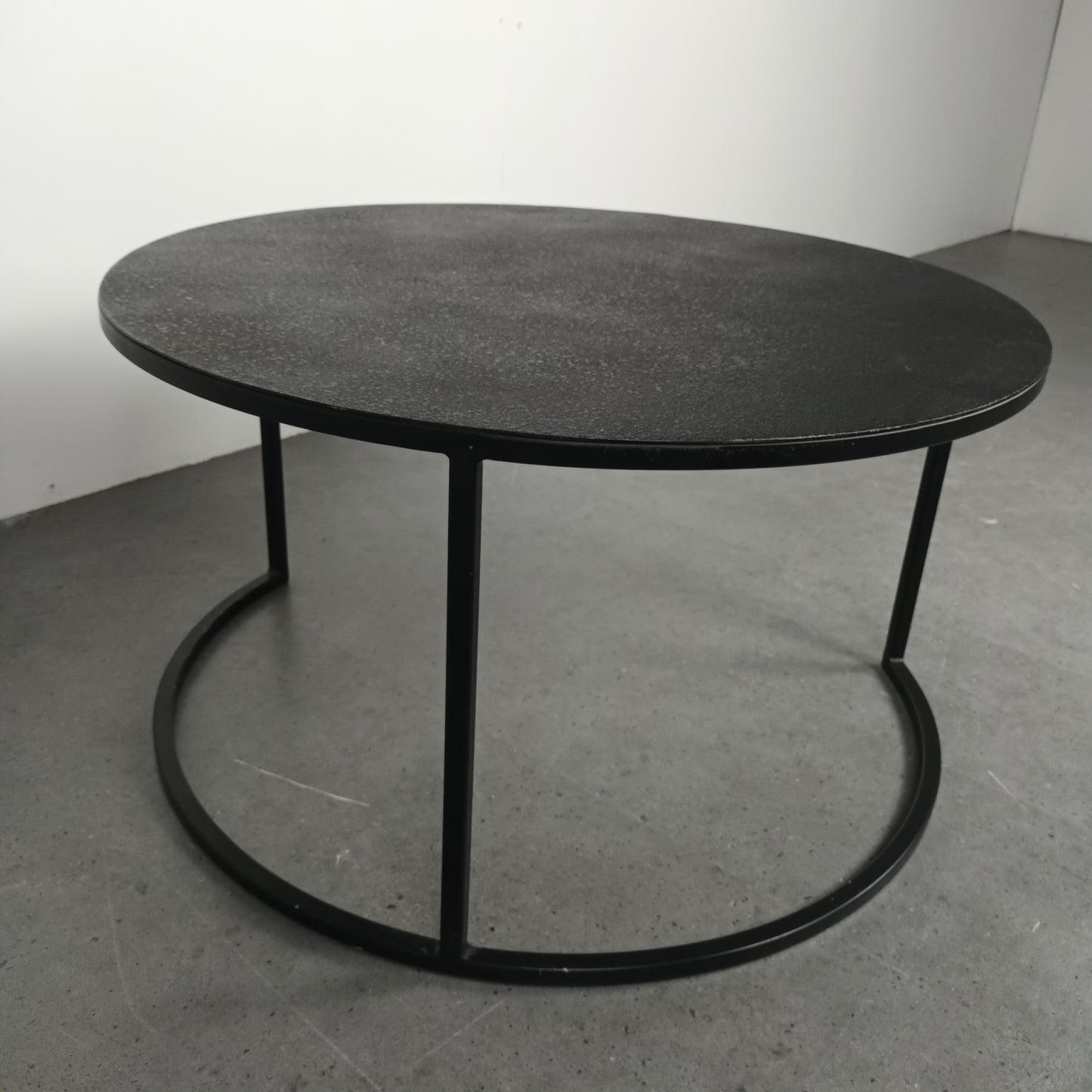 Industriële salontafel | Volledig staal | Zwart