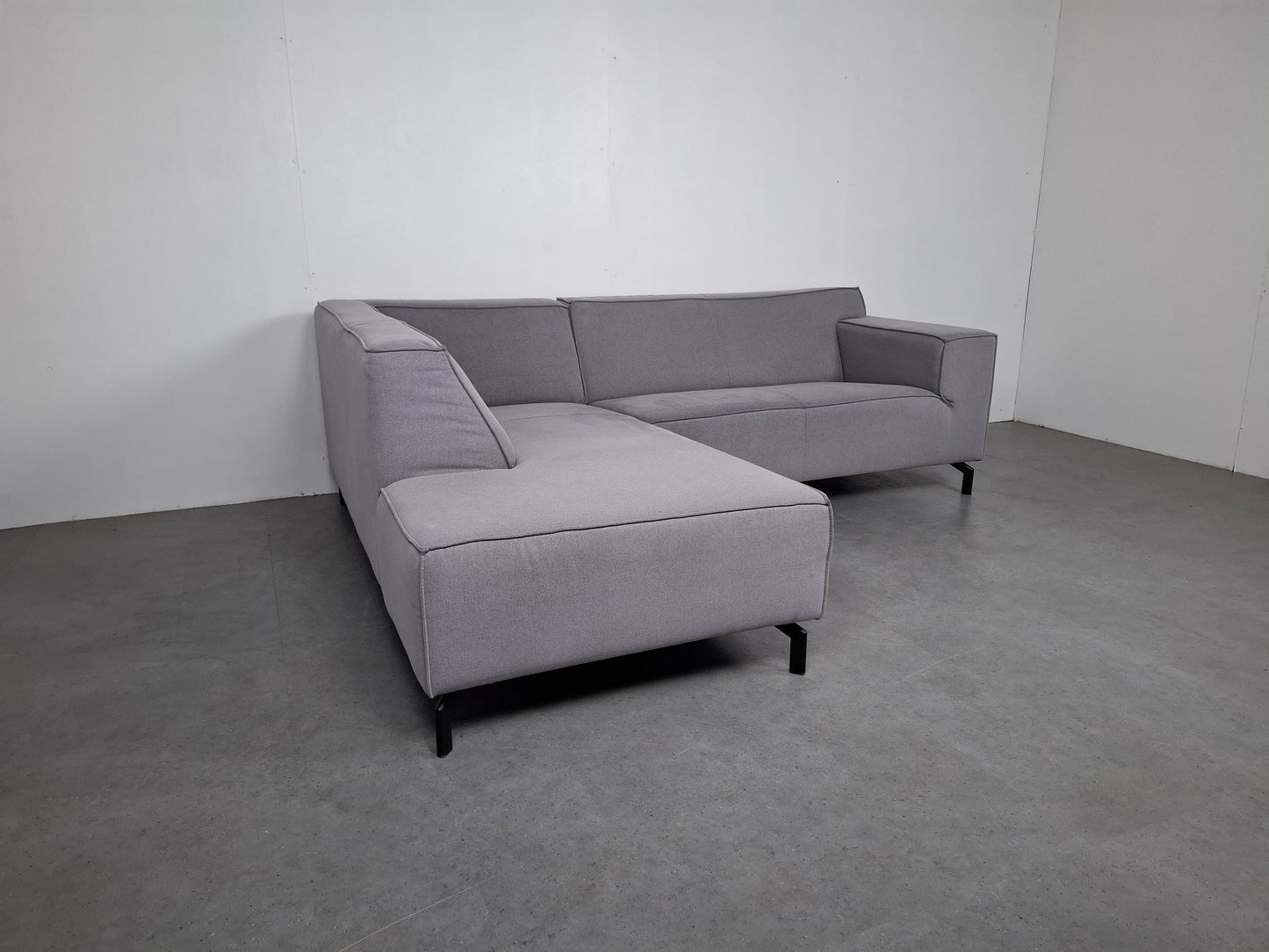Moderne 3 zits hoekbank | Licht grijs