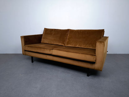 BePureHome Rodeo velvet 2 zits bank | Geel