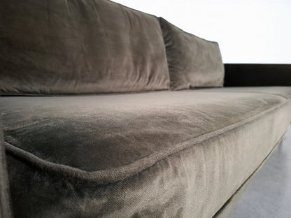Woood Robin 3 zits Bank met Hocker | Warmgroen