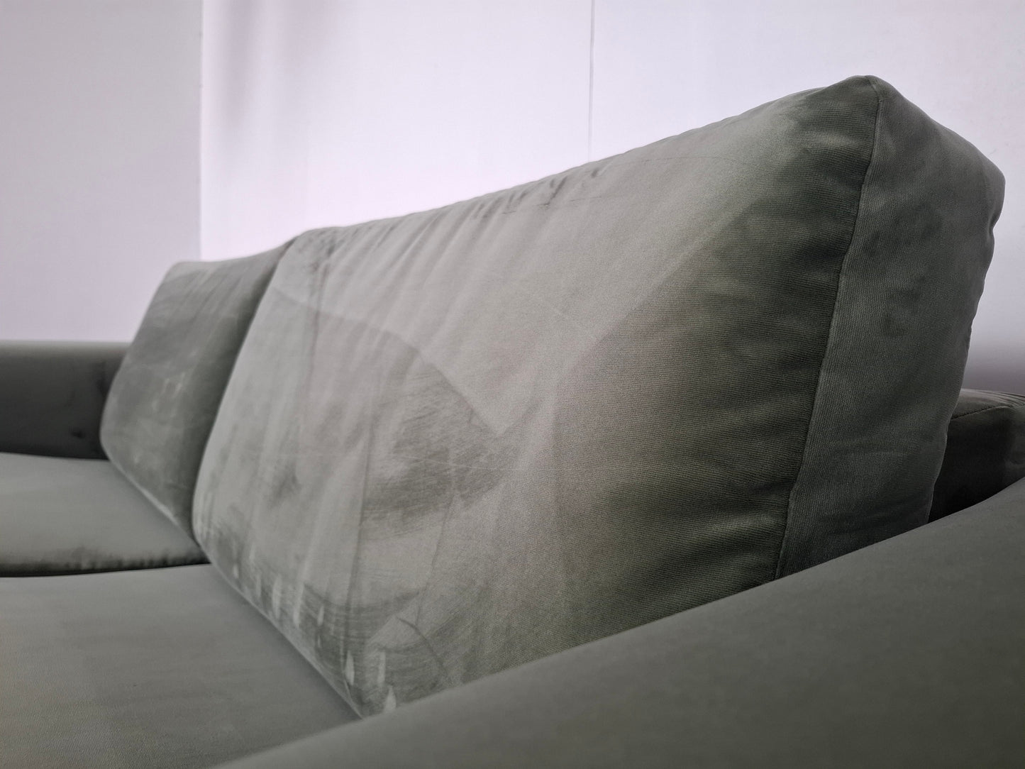 Velvet 2,5 zits Bank | Groen