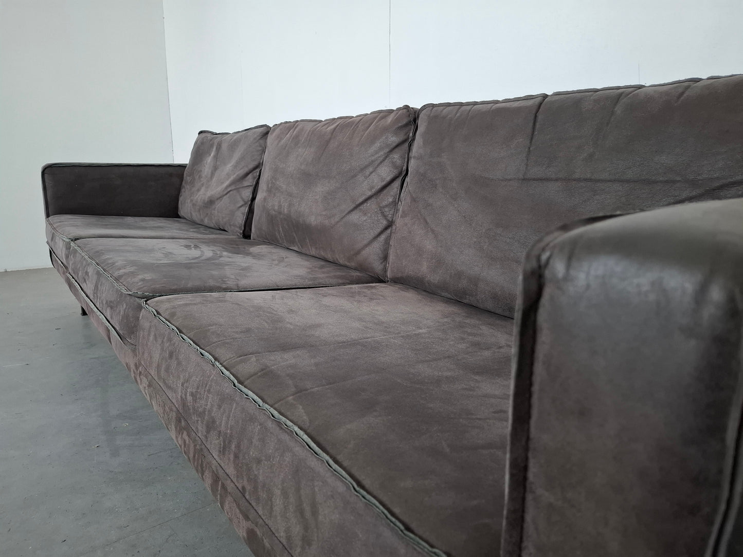 BePure Rodeo 3 zits Bank met Poef | Grijs