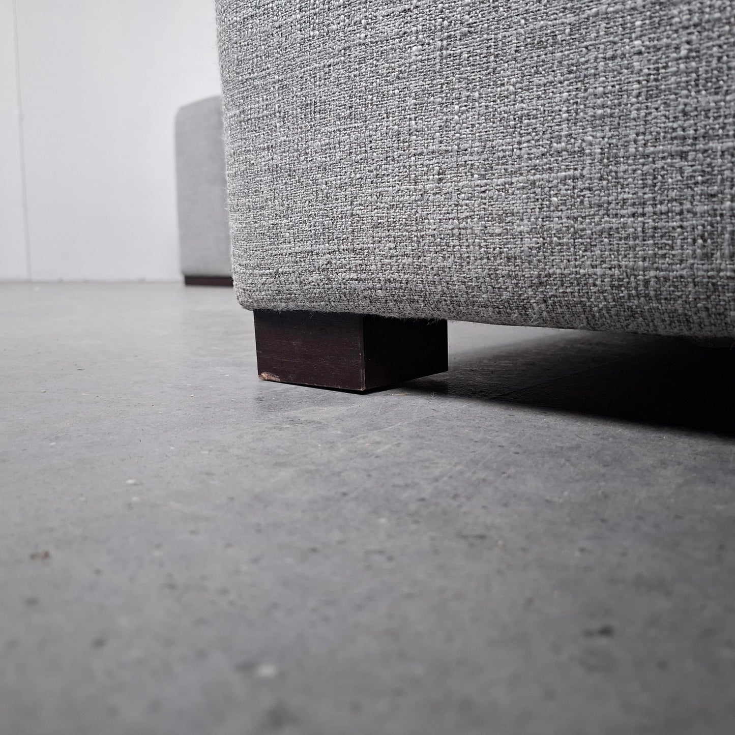Montel bean style hoekbank | Licht grijs gemeleerd