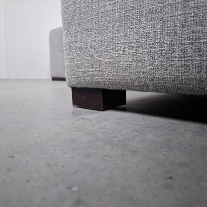 Montel bean style hoekbank | Licht grijs gemeleerd