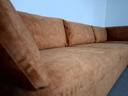 Velourse Hoekbank met 2 sets Hoezen | GRATIS BEZORGING | Gereinigd
