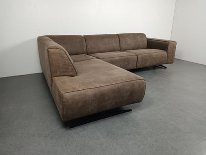 Moderne hoekbank | taupe