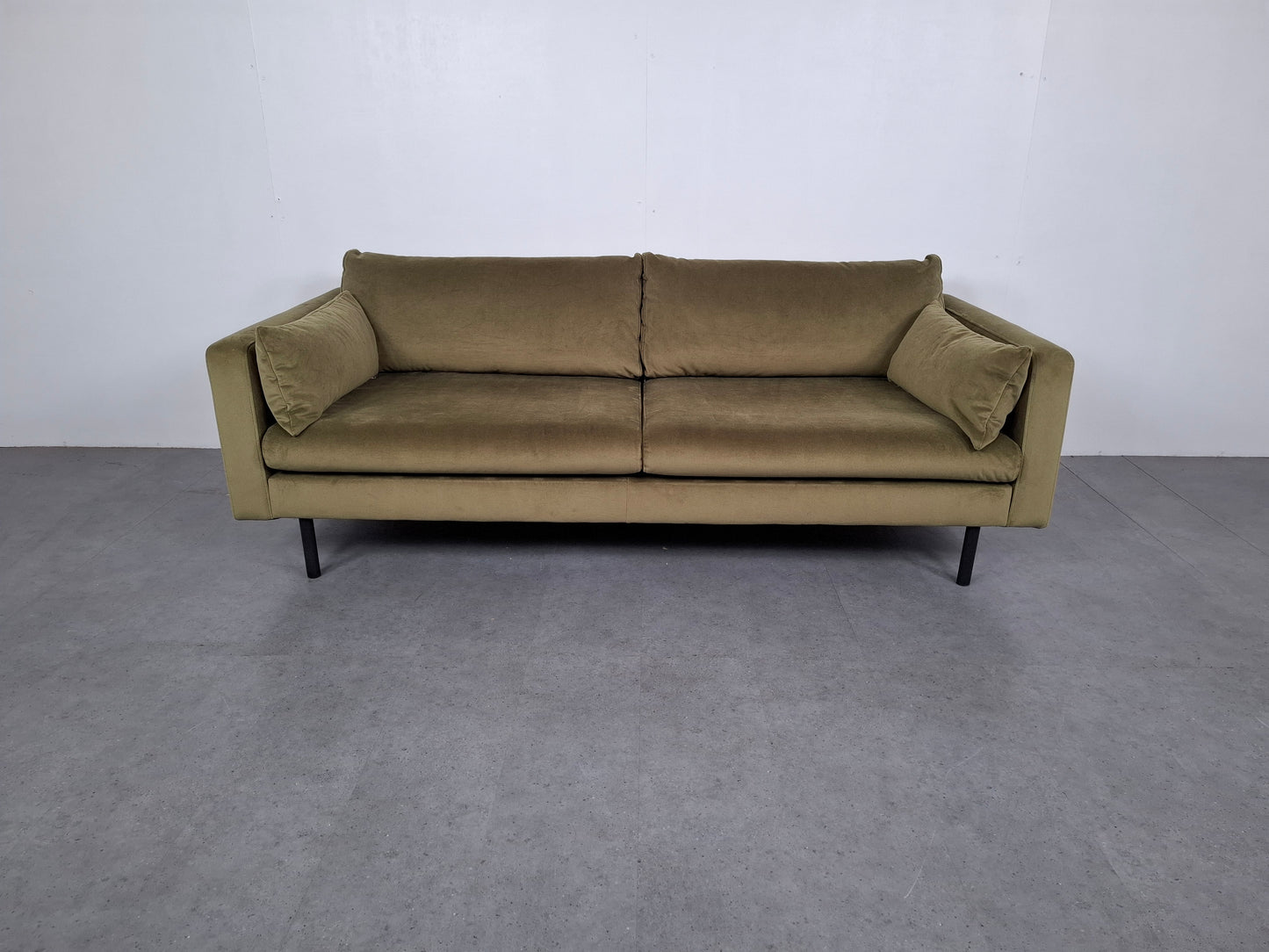 Velvet 2 zits bank | Mosgroen