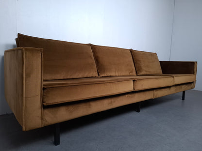 BePureHome Rodeo velvet 3 zits bank | Geel
