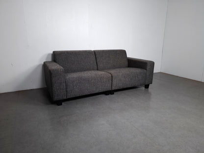 Moderne 2 zits Bank | Grijs gemeleerd