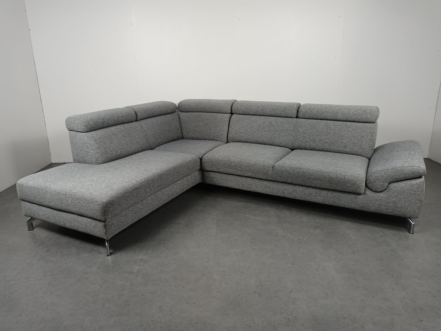 Montel Urban hoekbank | Licht grijs (gemeleerd)