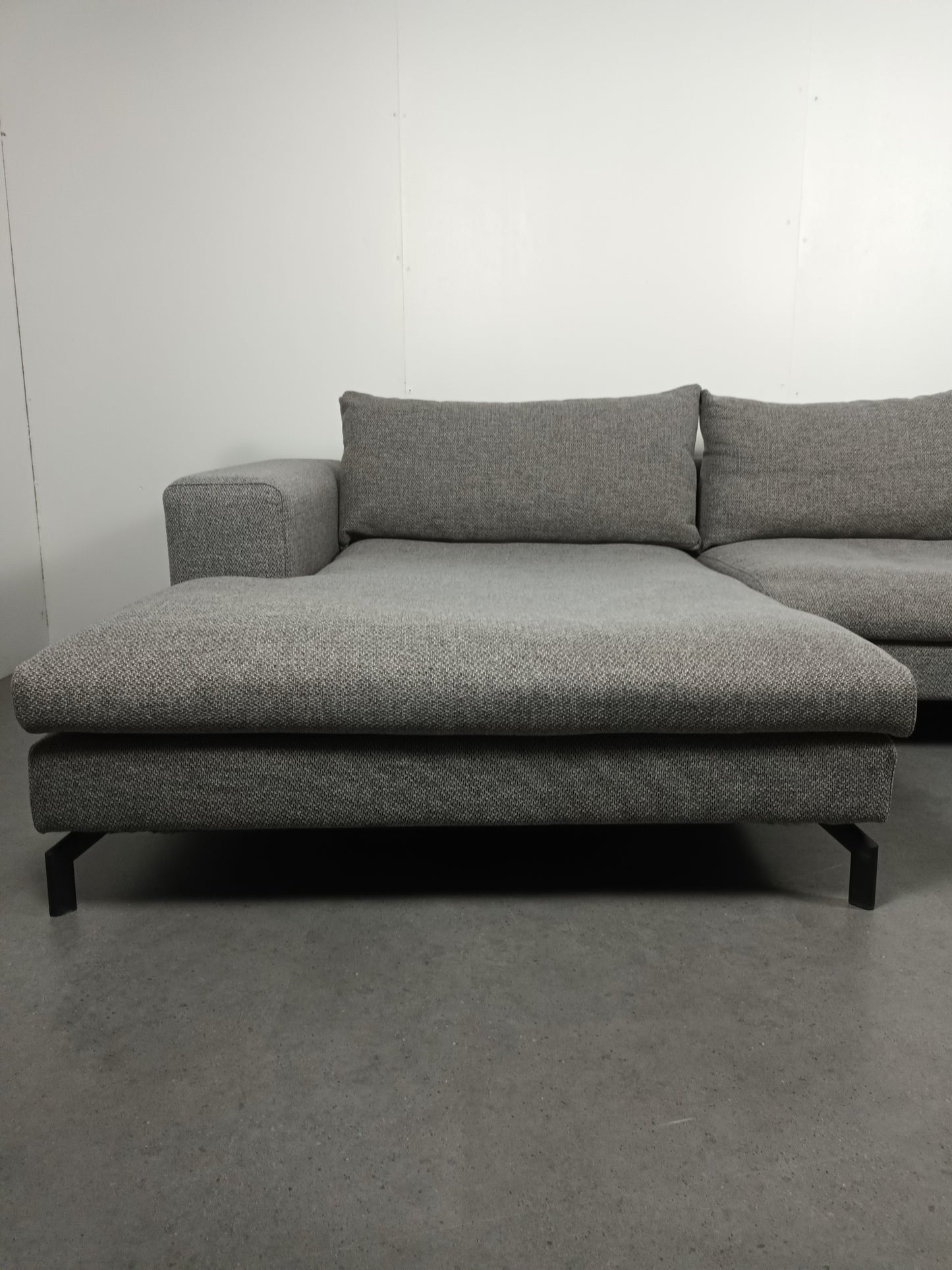 Moderne hoekbank XL | Grijs
