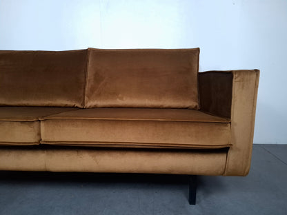 BePureHome 2 zits Bank met Hocker | Honing geel