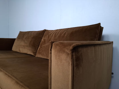 BePureHome Rodeo velvet 2 zits bank | Geel