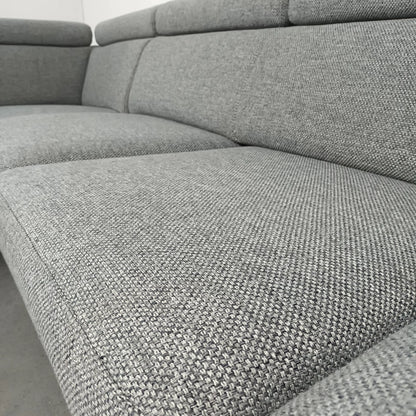 Montel Urban hoekbank | Licht grijs (gemeleerd)