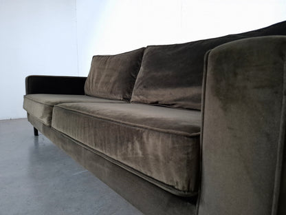 Woood Robin 3 zits Bank met Hocker | Warmgroen