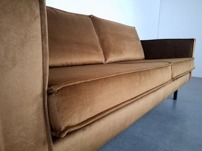 BePureHome 2 zits Bank met Hocker | Honing geel
