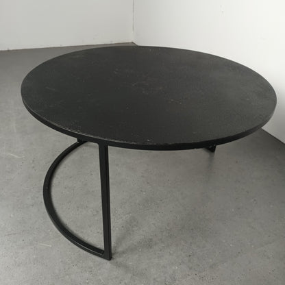 Industriële salontafel | Volledig staal | Zwart