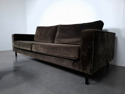 Woood Robin 3 zits Bank met Hocker | Warmgroen