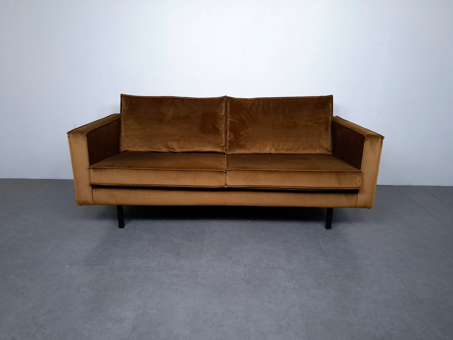 BePureHome Rodeo velvet 2 zits bank | Geel