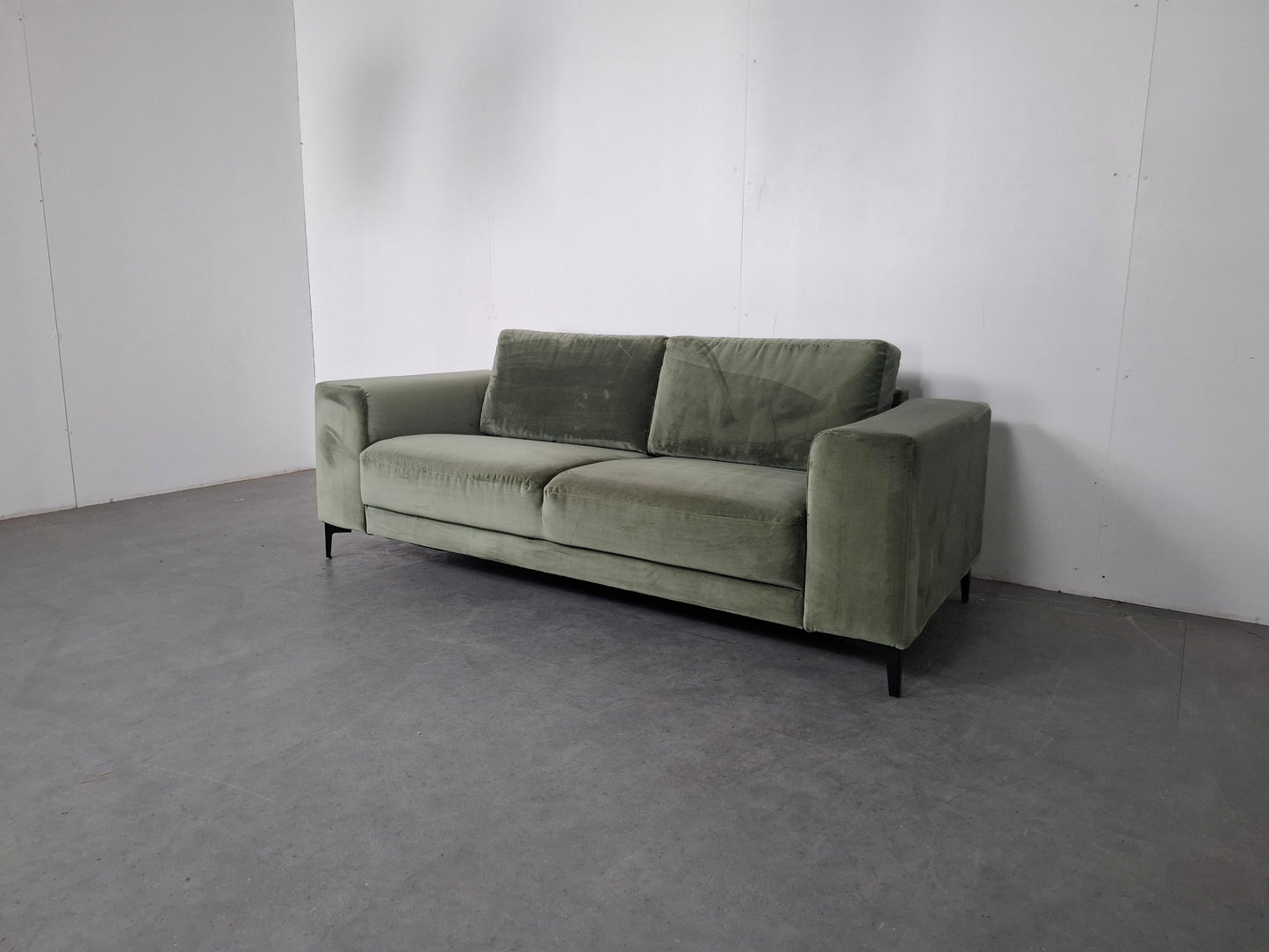 Velvet 2,5 zits Bank | Groen