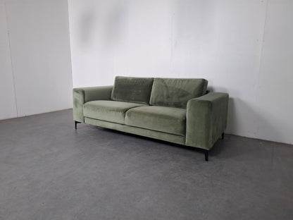Velvet 2,5 zits Bank | Groen