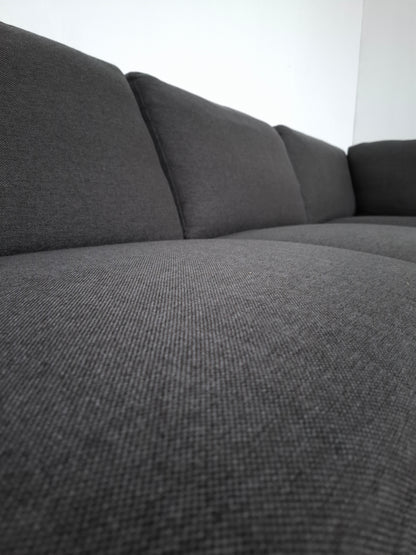 Moderne hoekbank | Antraciet grijs