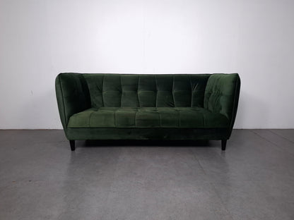 Velourse 2 zits Bank | Groen