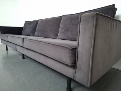 BePureHome Rodeo 3 zits velvet bank | Grijs