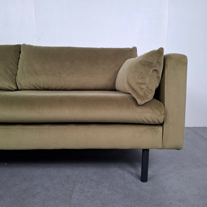 Velvet 2 zits bank | Mosgroen