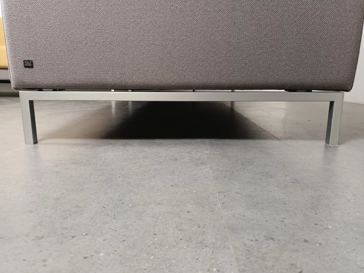 Rolf Benz designer hoekbank | Licht grijs & geel