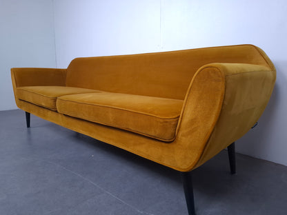 WOOOD model Rocco 3 zits bank | Okergeel